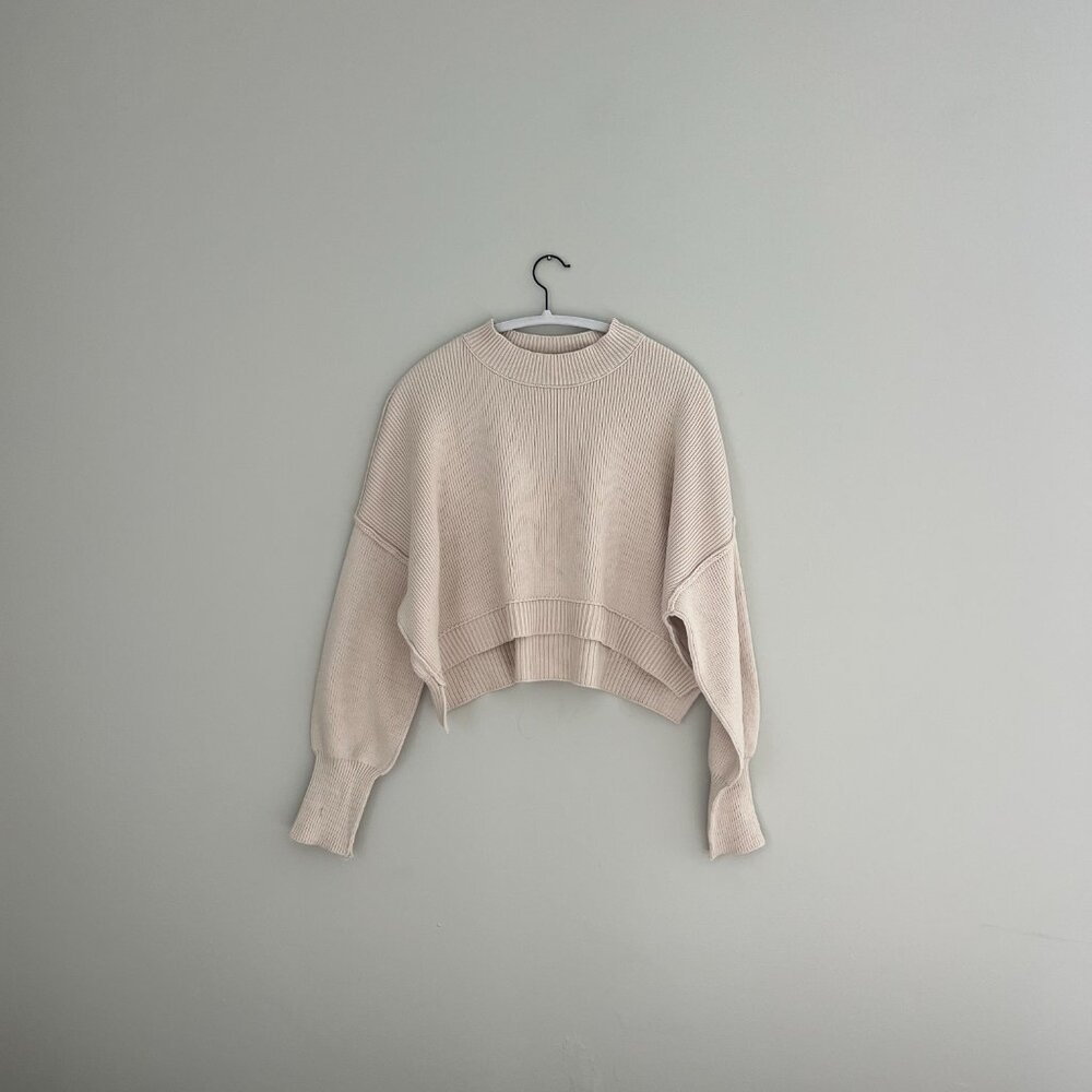 Free People Easy Street Crop Pullover